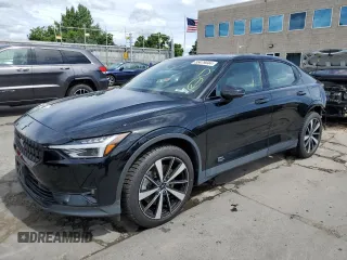 2022 Polestar 2 with VIN LPSED3KA4NL075526, listed as a Copart auction lot 55479044 with 9,220 mi miles and Salvage Title. Bid and sale history available at carsss.com. Image 1.