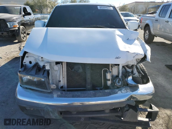 2012 GMC Canyon SLE1 with VIN 1GTD5MFEXC8154539, listed as a Copart auction lot 89394655 with 0 mi miles and Salvage Title. Bid and sale history available at carsss.com. Image 5.