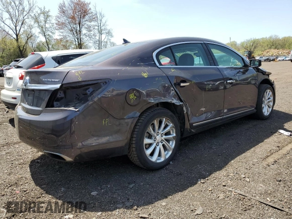 2014 Buick LaCrosse Leather with VIN 1G4GB5G30EF125148, listed as a Copart auction lot 54909425 with 102,081 mi miles and Salvage Title. Bid and sale history available at DreamBid. Image 3.