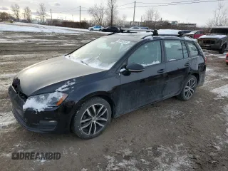 2017 Volkswagen Golf SportWagen SE with VIN 3VWC17AU1HM509704, listed as a Copart auction lot 83662574 with 176,875 mi miles and Salvage Title. Bid and sale history available at carsss.com. Image 1.