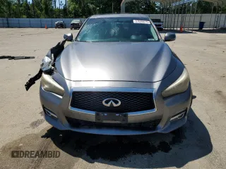 2015 Infiniti Q50 z VIN JN1BV7AR4FM405041, wystawiony jako Copart lot #57530615 z przebiegiem 95 664 mil mil oraz Szkoda całkowita • Salvage title. Historia ofert i sprzedaży dostępna na DreamBid. Obrazek 5.