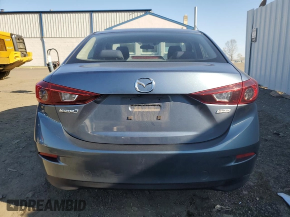 2016 Mazda 3 i Sport with VIN JM1BM1U72G1314831, listed as a Copart auction lot 53590235 with 100,547 mi miles and Salvage Title. Bid and sale history available at DreamBid. Image 6.