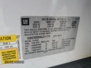 2016 Chevrolet Traverse LT z VIN 1GNKVGKD0GJ311779, wystawiony jako Copart lot #57872705 z przebiegiem 140 150 mil mil oraz Czysty tytuł • Clean title. Historia ofert i sprzedaży dostępna na DreamBid. Obrazek 13.