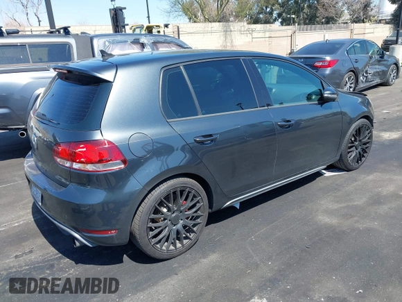 2013 Volkswagen GTI with VIN WVWGD7AJ1DW134778, listed as a IAAI auction lot 41831289 with 150,188 mi miles. Bid and sale history available at carsss.com. Image 4.