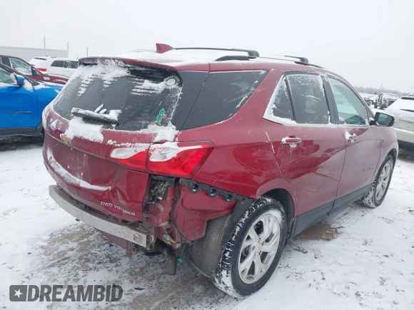 2021 Chevrolet Equinox Premier z VIN 2GNAXXEV4M6105996, wystawiony jako IAAI lot #41402065 z przebiegiem 51 083 mil mil oraz . Historia ofert i sprzedaży dostępna na DreamBid. Obrazek 4.