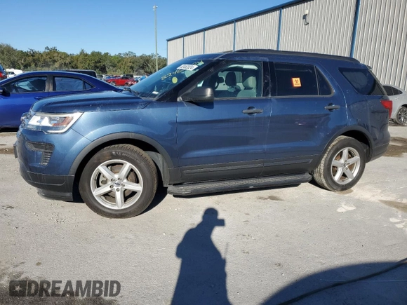 2018 Ford Explorer z VIN 1FM5K7BH1JGC23535, wystawiony jako Copart lot #82462024 z przebiegiem 121 866 mil mil oraz Szkoda całkowita • Salvage title. Historia ofert i sprzedaży dostępna na DreamBid. Obrazek 1.