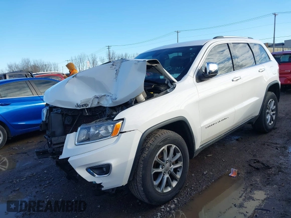 2015 Jeep Grand Cherokee Limited with VIN 1C4RJFBG5FC790436, listed as a IAAI auction lot 41914397 with 95,595 mi miles. Bid and sale history available at carsss.com. Image 16.