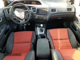 2015 Honda Civic Sedan Si with VIN 2HGFB6E59FH709589, listed as a Copart auction lot 48765265 with 73,331 mi miles and Salvage Title. Bid and sale history available at carsss.com. Image 8.