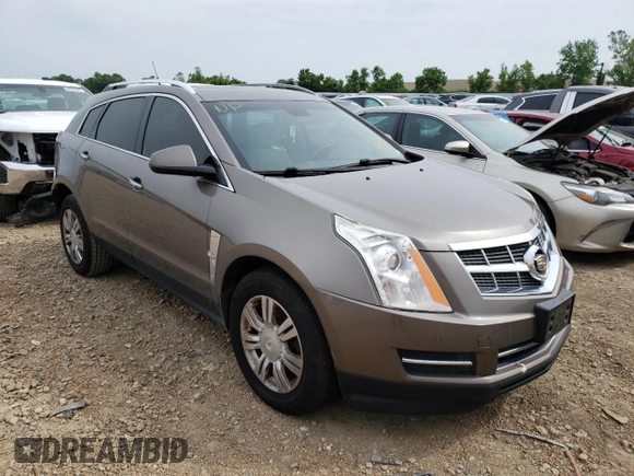 2012 Cadillac SRX Luxury Collection with VIN 3GYFNAE37CS556432, listed as a Copart auction lot 48050322 with 177,598 mi miles and Salvage Title. Bid and sale history available at carsss.com. Image 1.