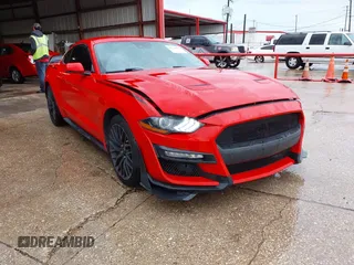 2019 Ford Mustang EcoBoost z VIN 1FA6P8TH2K5159586, wystawiony jako IAAI lot #42158015 z przebiegiem 82 450 mil mil oraz . Historia ofert i sprzedaży dostępna na DreamBid. Obrazek 1.