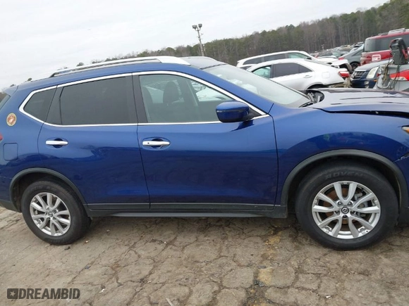 2019 Nissan Rogue SV with VIN KNMAT2MV0KP535112, listed as a IAAI auction lot 41186251 with 64288 miles. Bid and sale history available at carsss.com. Image 13.