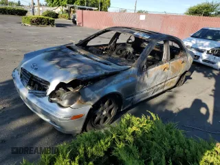 2001 Mercedes-Benz C 230/260/280/320 with VIN WDBRF61J81F084565, listed as a Copart auction lot 57563974 with Not Provided miles and Non Repairable. Bid and sale history available at DreamBid. Image 1.