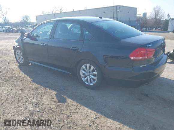 2012 Volkswagen Passat S with VIN 1VWAP7A39CC023813, listed as a IAAI auction lot 42007470 with 165,737 mi miles and . Bid and sale history available at DreamBid. Image 3.