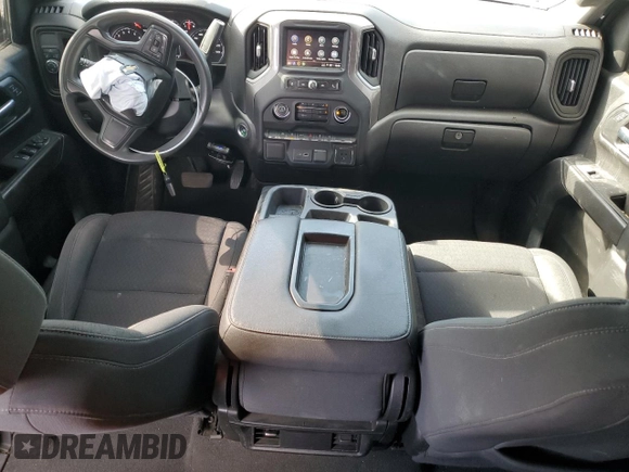 2022 Chevrolet Silverado 1500 Custom with VIN 3GCPABEK7NG521611, listed as a Copart auction lot 49009995 with 124,826 mi miles and Salvage Title. Bid and sale history available at DreamBid. Image 8.