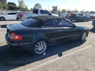 2005 Mercedes-Benz CLK 500 with VIN WDBTK75G05T048236, listed as a Copart auction lot 48063434 with 228,417 mi miles and Clean title. Bid and sale history available at DreamBid. Image 3.