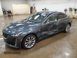 2022 Cadillac CT5 Premium Luxury z VIN 1G6DT5RK1N0121138, wystawiony jako Copart lot #47370475 z przebiegiem 68 567 mil mil oraz Szkody całkowita. Historia ofert i sprzedaży dostępna na DreamBid. Obrazek 1.