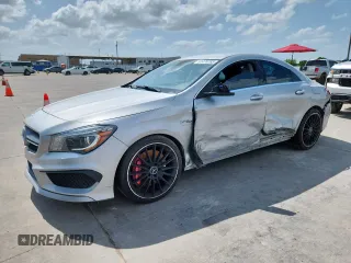 2014 Mercedes-Benz CLA 45 AMG with VIN WDDSJ5CB5EN082095, listed as a Copart auction lot 61476765 with 85,129 mi miles and Salvage title. Bid and sale history available at DreamBid. Image 1.