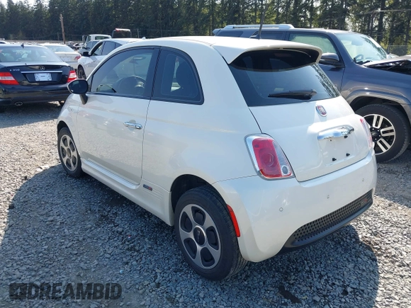 2013 FIAT 500e with VIN 3C3CFFGE8DT753420, listed as a IAAI auction lot 42095388 with 78,264 mi miles. Bid and sale history available at carsss.com. Image 3.