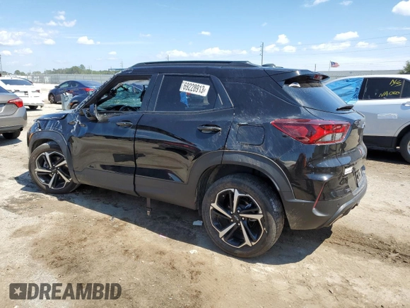 2022 Chevrolet TrailBlazer RS with VIN KL79MTSL1NB129698, listed as a Copart auction lot 69228913 with 28,617 mi miles. Bid and sale history available at carsss.com. Image 2.