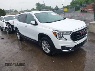 2022 GMC Terrain SLE z VIN 3GKALTEV7NL126632, wystawiony jako IAAI lot #42355052 z przebiegiem 44 777 mil mil oraz . Historia ofert i sprzedaży dostępna na DreamBid. Obrazek 1.