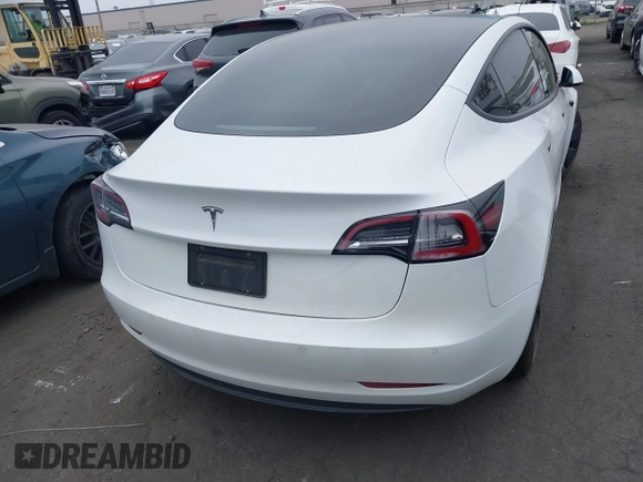 2022 Tesla Model 3 with VIN 5YJ3E1EA7NF108758, listed as a IAAI auction lot 41824437 with Not Provided miles. Bid and sale history available at carsss.com. Image 17.
