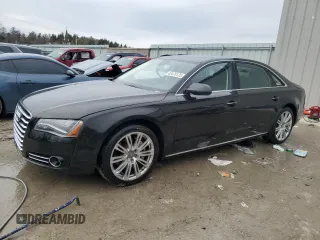 2014 Audi A8 3.0L TDI z VIN WAURMAFD3EN001307, wystawiony jako Copart lot #43476125 z przebiegiem 85 921 mil mil oraz Tytuł czysty. Historia ofert i sprzedaży dostępna na DreamBid. Obrazek 1.