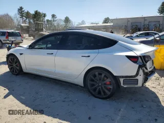 2019 Tesla Model 3 Long Range with VIN 5YJ3E1EB0KF231791, listed as a Copart auction lot 53466855 with Not Provided miles and Salvage Title. Bid and sale history available at DreamBid. Image 2.