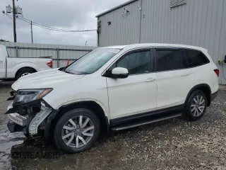 2019 Honda Pilot EX-L with VIN 5FNYF5H46KB039119, listed as a Copart auction lot 69801854 with 48,470 mi miles and Salvage title. Bid and sale history available at DreamBid. Image 1.