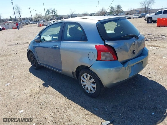 2007 Toyota Yaris with VIN JTDJT923875124537, listed as a IAAI auction lot 41768716 with 281,065 mi miles. Bid and sale history available at carsss.com. Image 3.