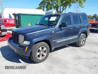 2008 Jeep Liberty Sport with VIN 1J8GN28K68W184458, listed as a IAAI auction lot 41753591 with 290,521 mi miles and . Bid and sale history available at DreamBid. Image 2.