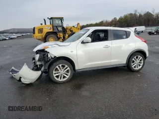 2014 Nissan Juke SV with VIN JN8AF5MV1ET360040, listed as a Copart auction lot 43237315 with Not Provided miles and Salvage Title. Bid and sale history available at DreamBid. Image 1.