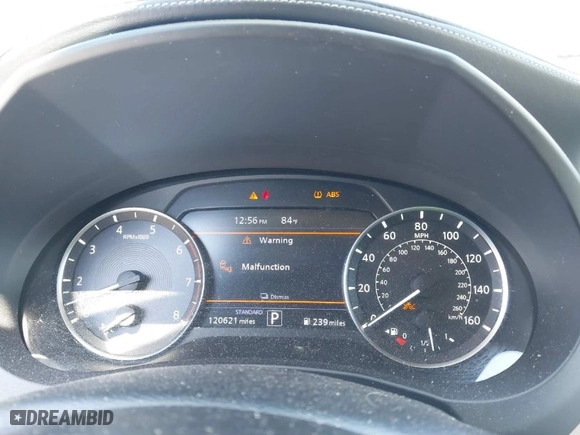 2019 Infiniti QX50 ESSENTIAL with VIN 3PCAJ5M12KF122087, listed as a IAAI auction lot 41790887 with 120,621 mi miles. Bid and sale history available at carsss.com. Image 7.