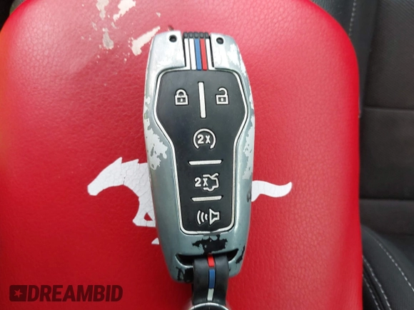 2015 Ford Mustang V6 with VIN 1FA6P8AM3F5348012, listed as a IAAI auction lot 41910661 with 144,584 mi miles and . Bid and sale history available at DreamBid. Image 11.