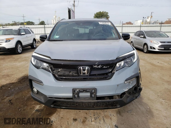 2022 Honda Pilot Sport with VIN 5FNYF6H33NB098226, listed as a Copart auction lot 72526864 with 28,234 mi miles and Salvage Title. Bid and sale history available at carsss.com. Image 5.