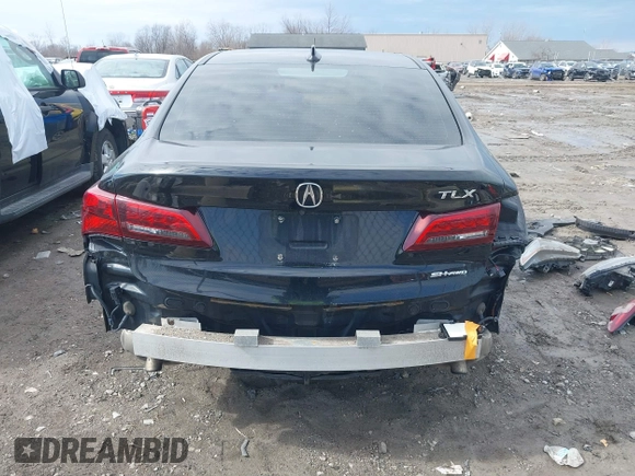 2017 Acura TLX V6 w/Technology Pkg with VIN 19UUB3F50HA001284, listed as a IAAI auction lot 41690442 with 131,280 mi miles. Bid and sale history available at carsss.com. Image 17.
