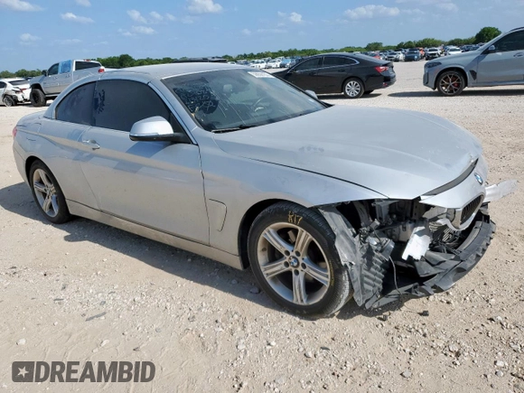 2015 BMW 4 Series 428i with VIN WBA3V7C53F5A24089, listed as a Copart auction lot 59936155 with Not provided miles and Salvage title. Bid and sale history available at DreamBid. Image 4.