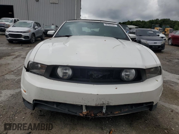 2010 Ford Mustang GT with VIN 1ZVBP8FH6A5158120, listed as a Copart auction lot 56406595 with 114,341 mi miles and Salvage title. Bid and sale history available at DreamBid. Image 5.