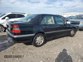 1999 Mercedes-Benz C 230/260/280/320 with VIN WDBHA29G0XA724818, listed as a Copart auction lot 71455614 with 182,525 mi miles and Salvage Title. Bid and sale history available at carsss.com. Image 3.
