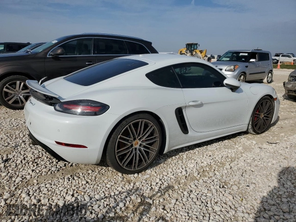 2018 Porsche 718 Cayman S z VIN WP0AB2A85JK278431, wystawiony jako Copart lot #44739785 z przebiegiem 19 324 mil mil oraz Szkoda całkowita • Salvage title. Historia ofert i sprzedaży dostępna na DreamBid. Obrazek 3.