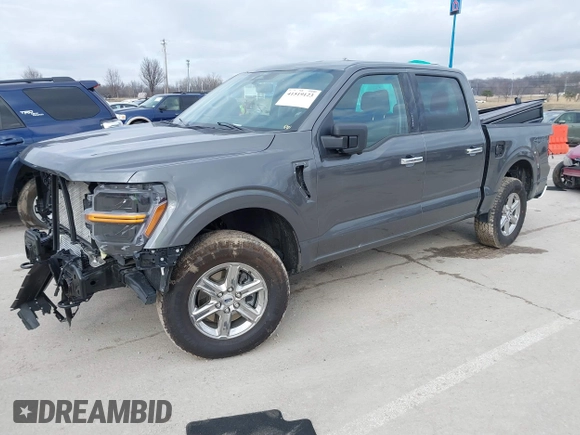 2024 Ford F-150 XLT with VIN 1FTEW3LP9RKD94274, listed as a IAAI auction lot 41519123 with 9,279 mi miles. Bid and sale history available at carsss.com. Image 2.