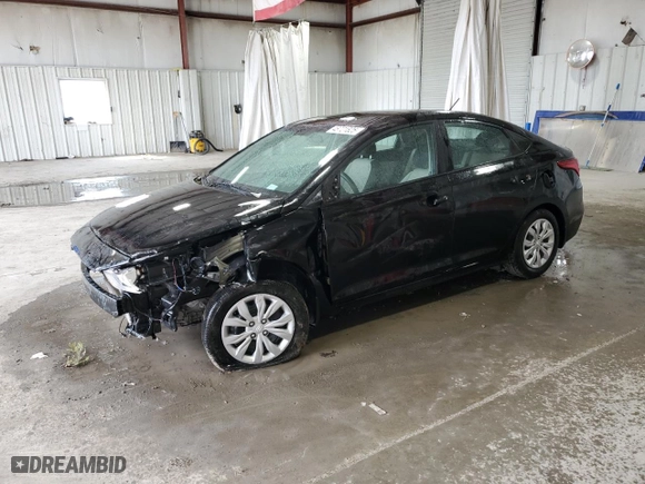 2022 Hyundai Accent SE with VIN 3KPC24A69NE165531, listed as a Copart auction lot 48721825 with 57,737 mi miles and Non Repairable. Bid and sale history available at carsss.com. Image 1.