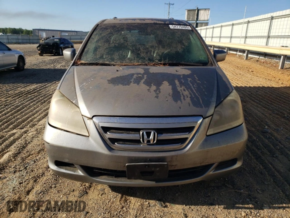 2007 Honda Odyssey EX-L with VIN 5FNRL38687B126983, listed as a Copart auction lot 54770405 with 167,789 mi miles and Clean Title. Bid and sale history available at carsss.com. Image 5.