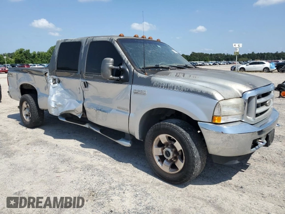 2001 Ford F-250 XL with VIN 1FTNW21F81EC72433, listed as a Copart auction lot 55520905 with 387,113 mi miles and Salvage title. Bid and sale history available at DreamBid. Image 4.
