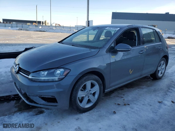 2021 Volkswagen Golf TSI with VIN 3VWG57AU7MM002922, listed as a Copart auction lot 46929305 with 72,746 mi miles and Salvage Title. Bid and sale history available at carsss.com. Image 1.