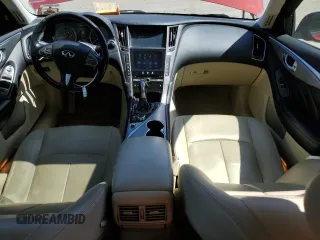 2014 Infiniti Q50 Premium with VIN JN1BV7AR7EM689215, listed as a Copart auction lot 53778625 with 110,164 mi miles and Salvage Title. Bid and sale history available at carsss.com. Image 8.