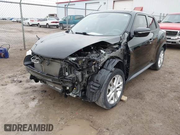 2015 Nissan Juke S with VIN JN8AF5MRXFT504124, listed as a IAAI auction lot 41711672 with 75,850 mi miles and . Bid and sale history available at DreamBid. Image 2.