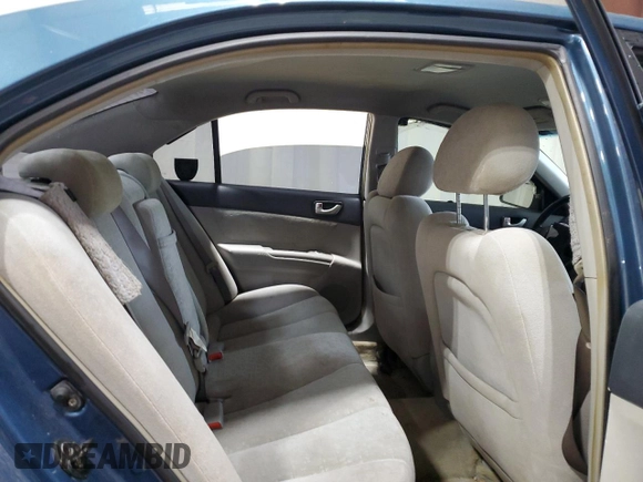 2006 Hyundai Sonata GLS with VIN 5NPEU46F86H012924, listed as a Copart auction lot 53334255 with 186,826 mi miles and Salvage Title. Bid and sale history available at DreamBid. Image 10.