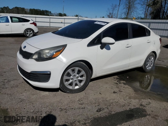 2017 Kia Rio LX with VIN KNADM4A30H6103978, listed as a Copart auction lot 50144875 with 102,408 mi miles and Salvage Title. Bid and sale history available at carsss.com. Image 1.