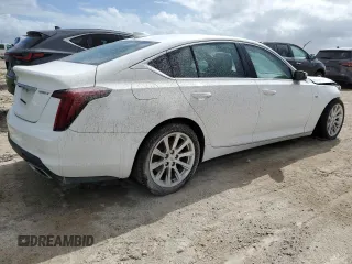 2020 Cadillac CT5 Luxury with VIN 1G6DM5RK9L0126887, listed as a Copart auction lot 76108594 with Not provided miles and Non repairable. Bid and sale history available at DreamBid. Image 3.