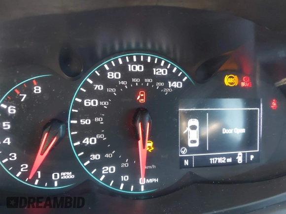 2019 Chevrolet Trax LS with VIN 3GNCJNSB5KL196519, listed as a IAAI auction lot 41686357 with 117,162 mi miles. Bid and sale history available at carsss.com. Image 7.